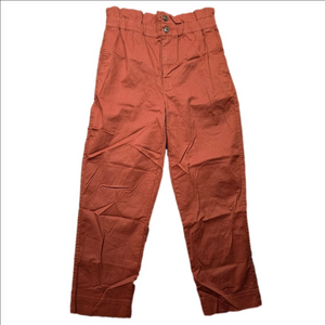 Madewell Paperbag Pants Burnt Red Size 4